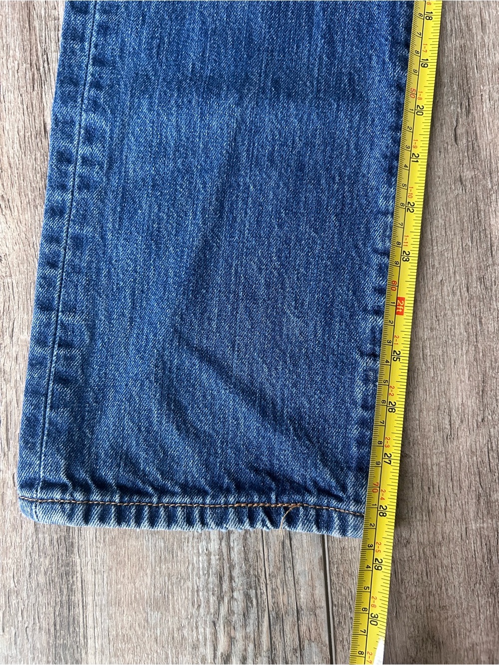 Levi's 501 Original Fit Men's Medium Blue Straight-Leg Jeans Size 29x30 - Picture 7 of 11